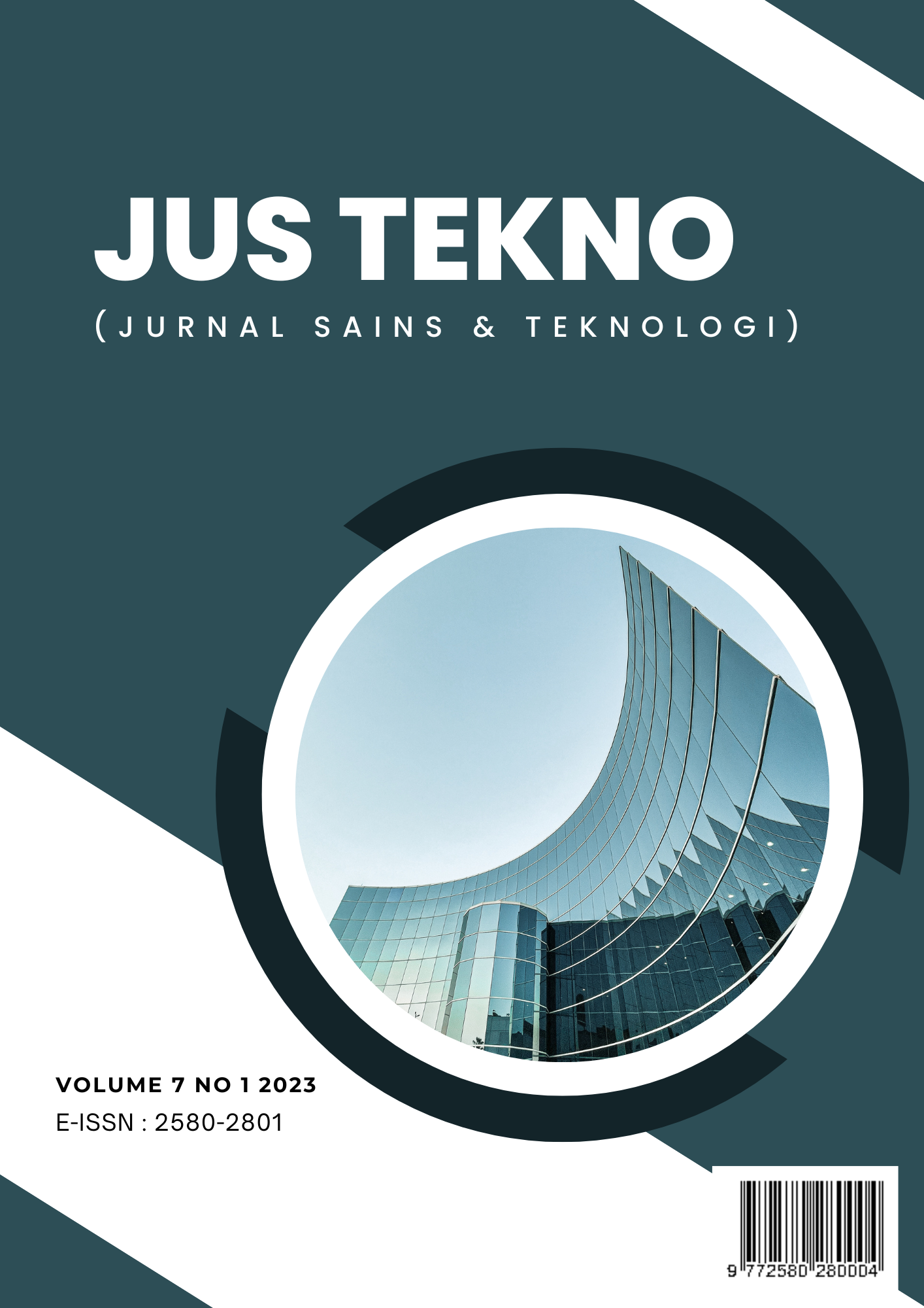 					View Vol. 7 No. 1 (2023): JUS TEKNO (Jurnal Sains dan Teknologi)
				